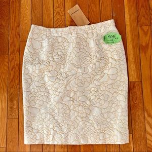 NEW 10 VIVIENNE TAM Brocade Skirt Wedding Cocktail Night Out Formal Reception